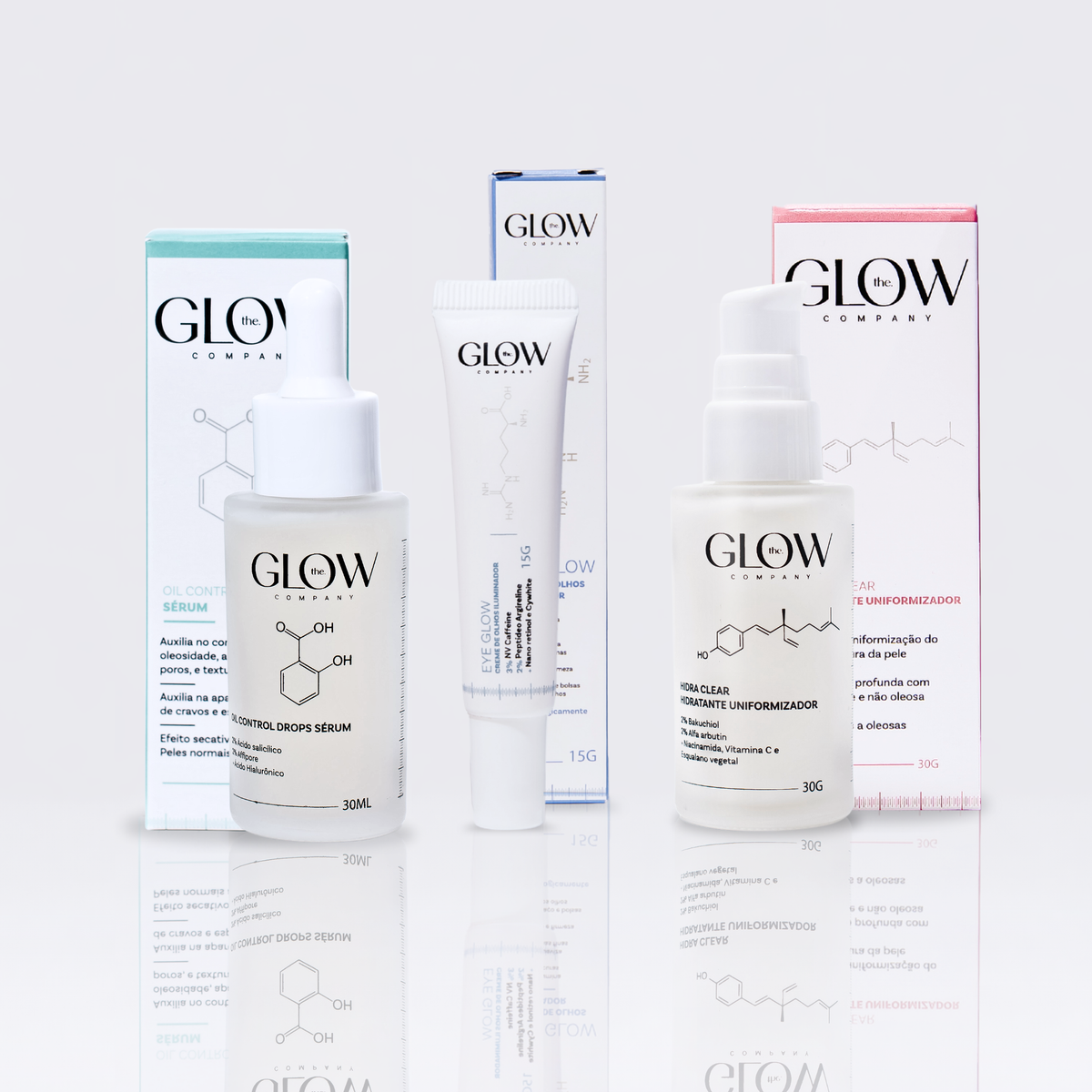 Kit Oil Control + Hidra Clear + Eye Glow