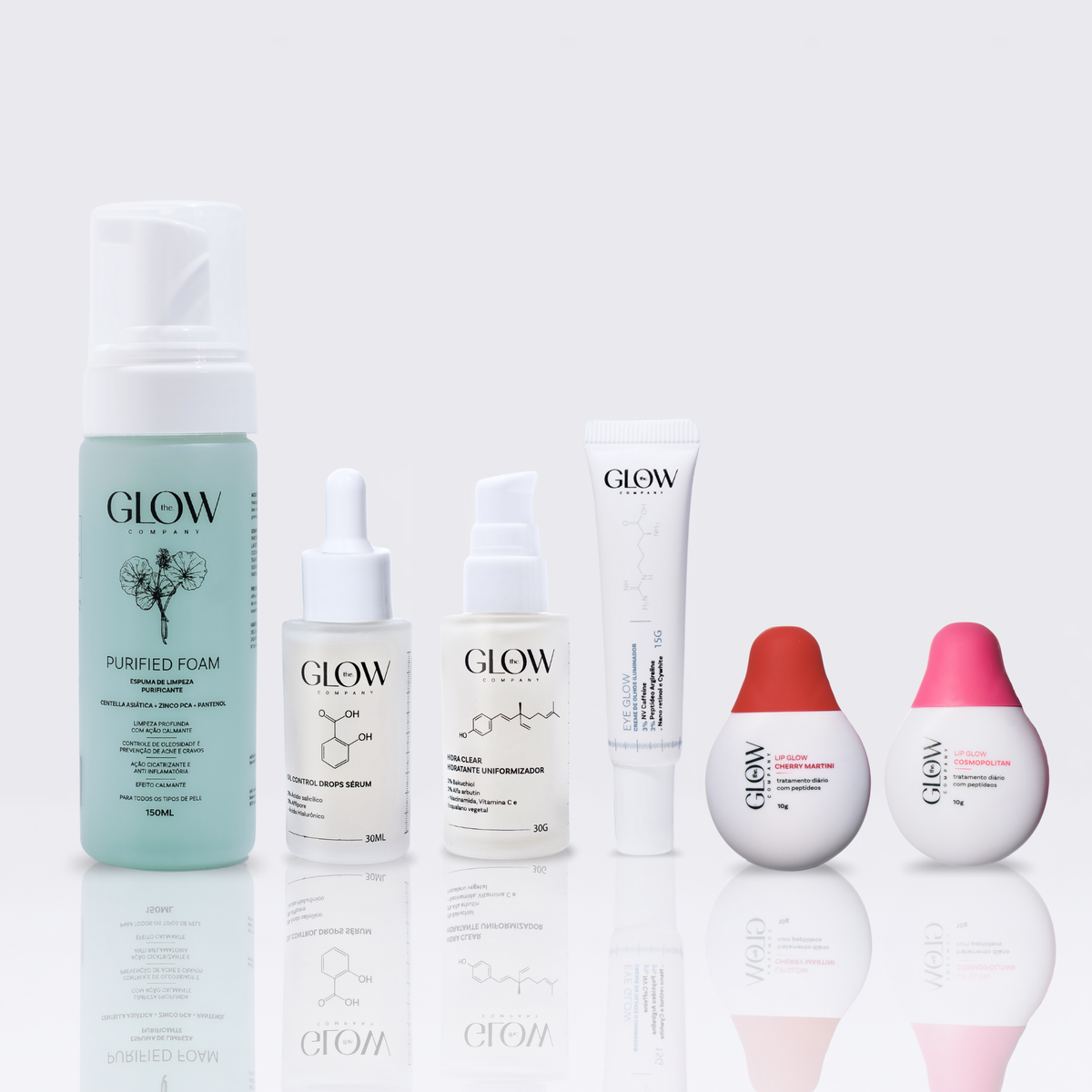 Kit Skincare Completo + Dupla Lip Glow